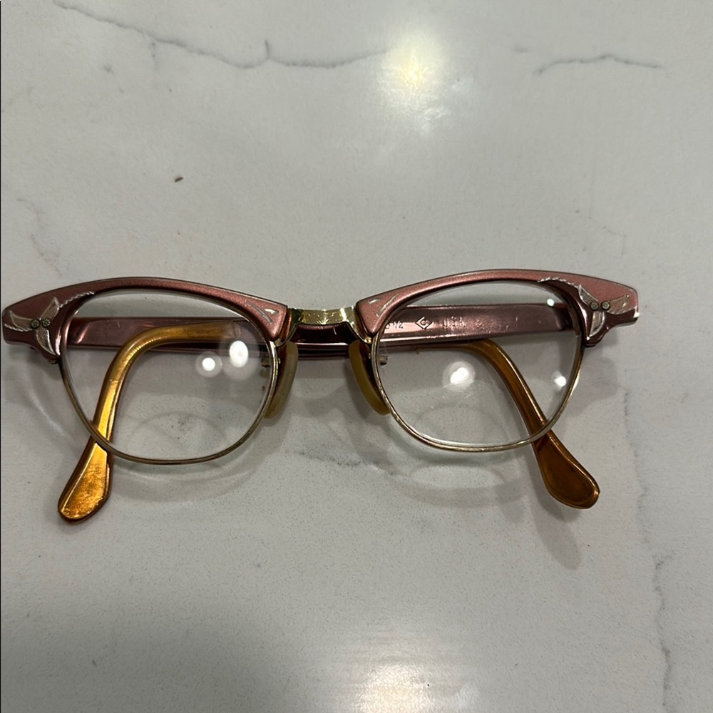 Vintage 50s Cat Eye Glasses - image 1
